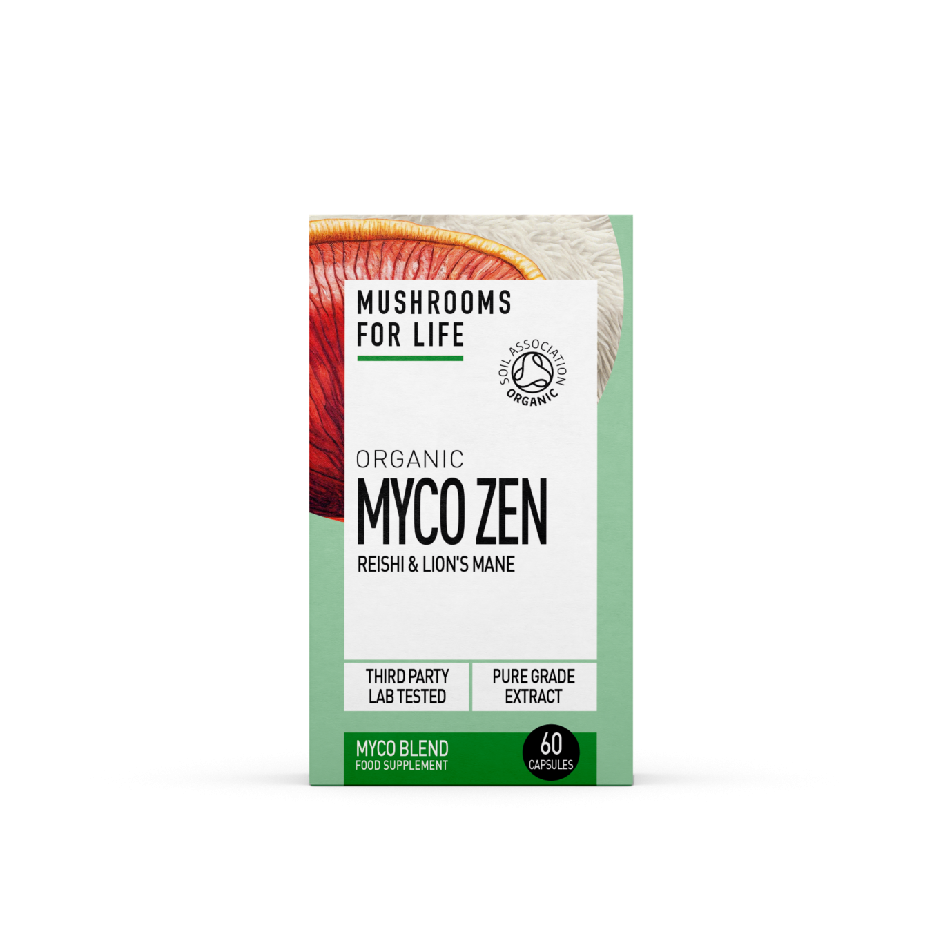 Mushrooms For Life Organic MycoZen Reishi & Lion&
