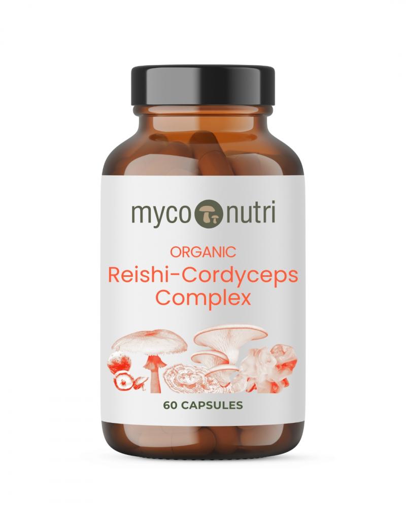 MycoNutri Reishi-Cordyceps Complex (Organic) 60 Capsules