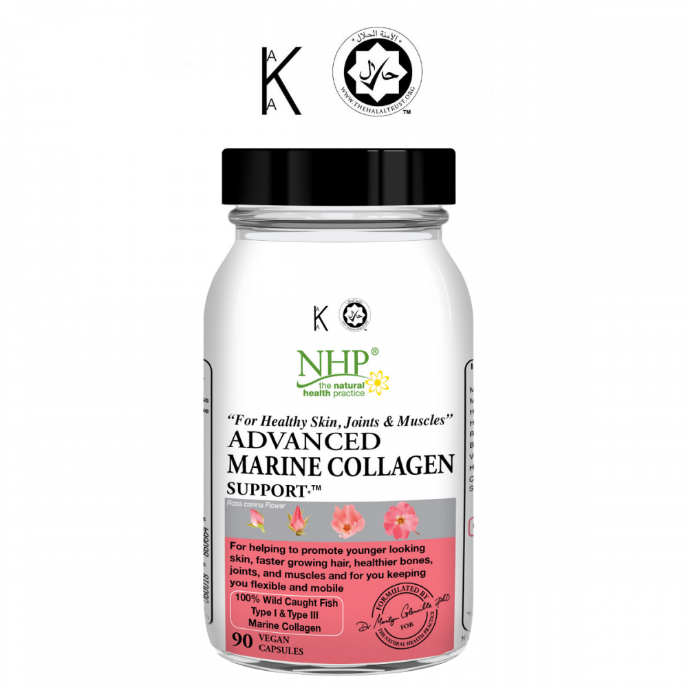 Natural Health Practice (NHP) Advanced Marine Collagen 90 Capsules