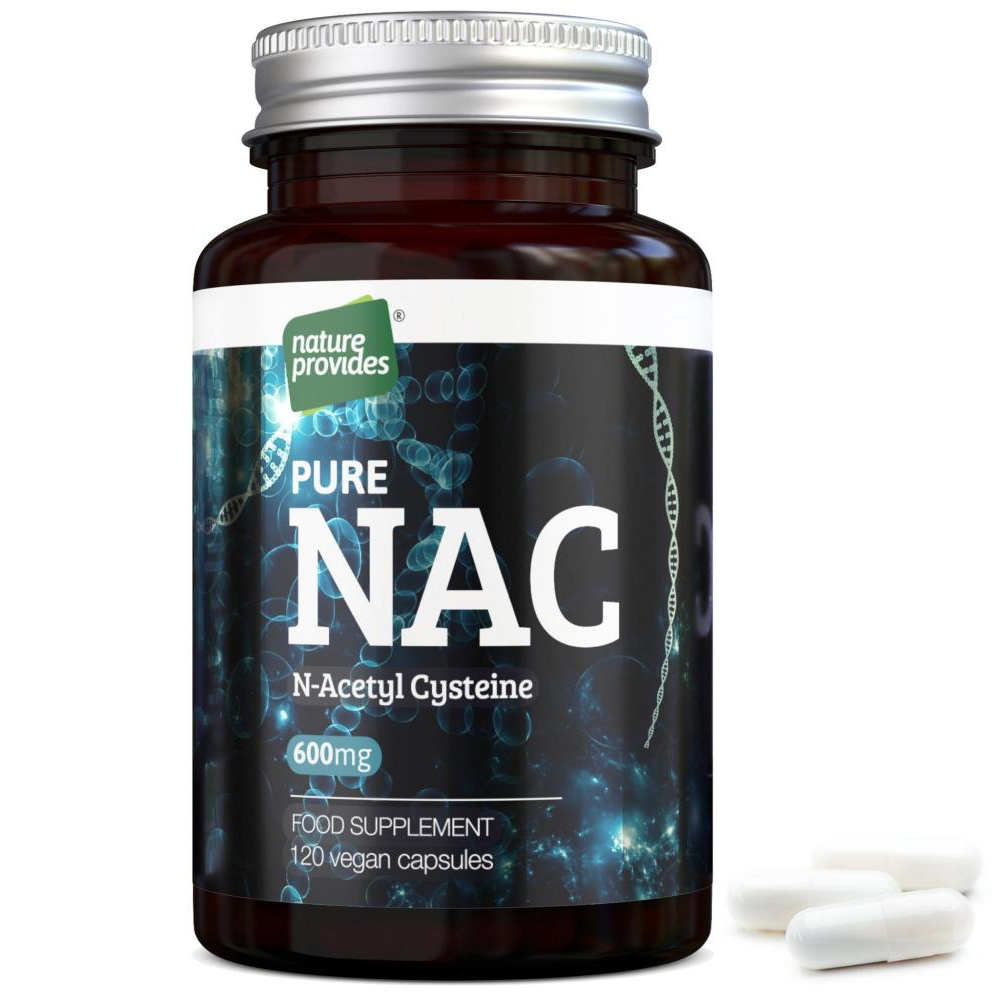Nature Provides NAC N-Acetyl Cysteine 600mg 120 Capsules