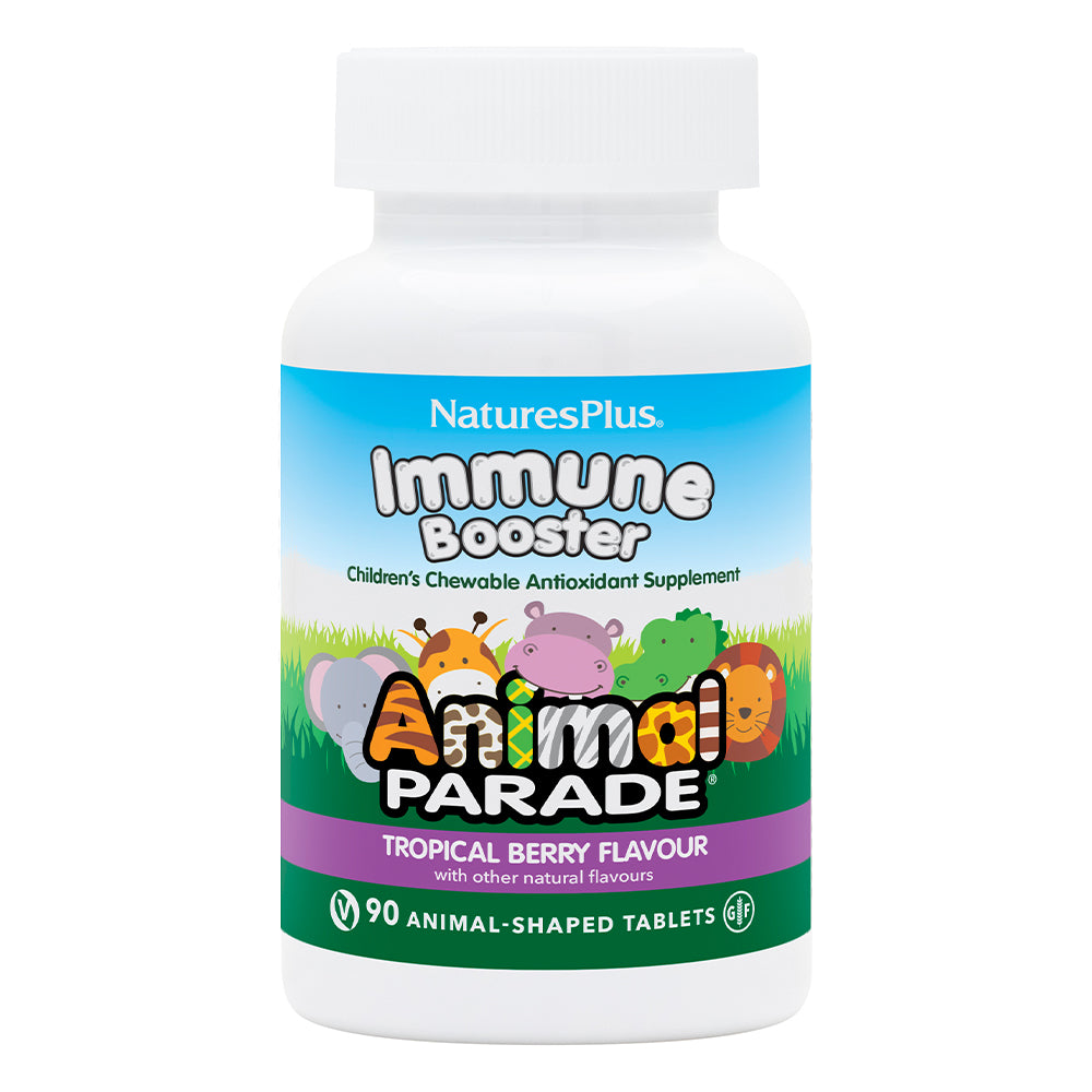 NaturesPlus Animal Parade Immune Booster Tropical Berry Flavour 90 Chewable tablets