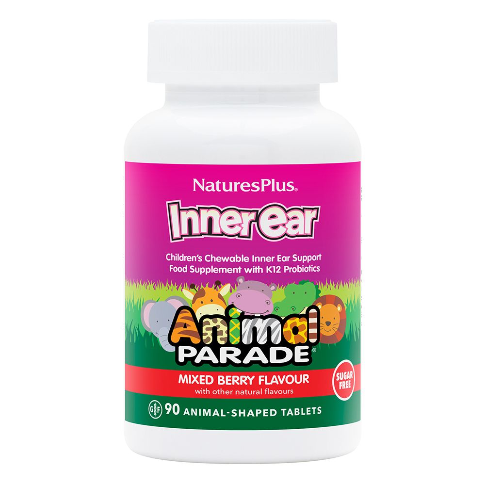 NaturesPlus Animal Parade Inner Ear Mixed Berry Flavour 90 Chewable tablets