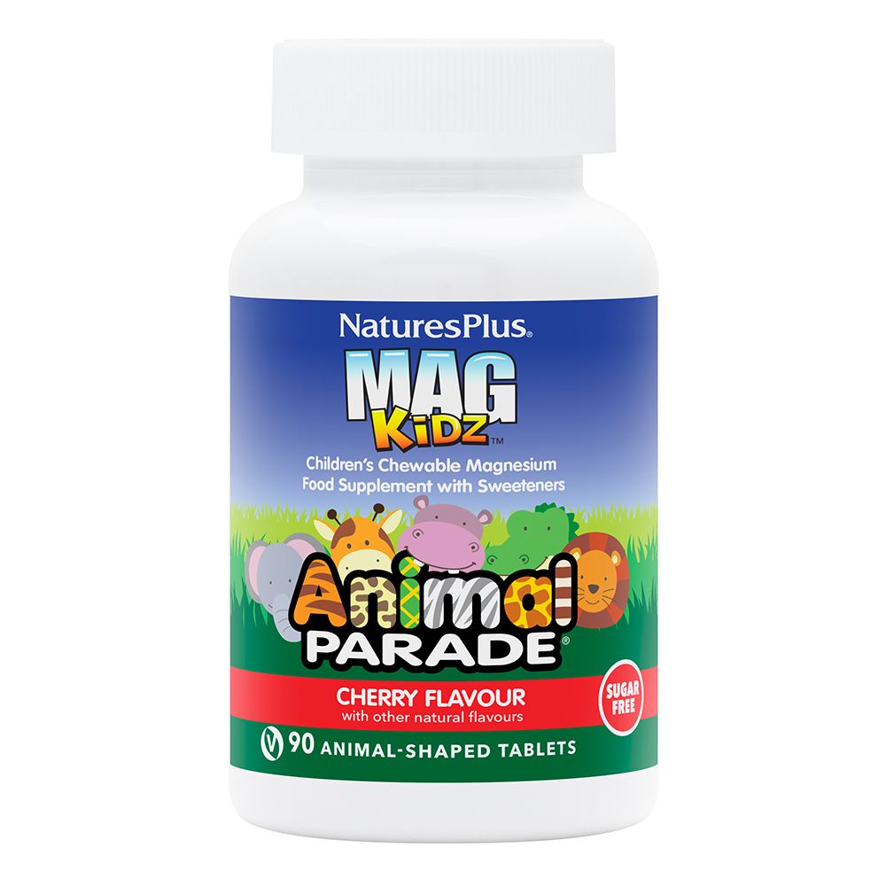 NaturesPlus Animal Parade Mag Kidz Cherry Flavour 90 Chewable tablets