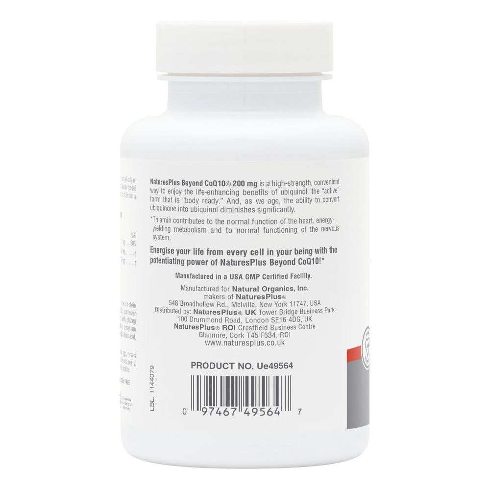 Natures Plus Beyond CoQ10 200mg 30 Softgels