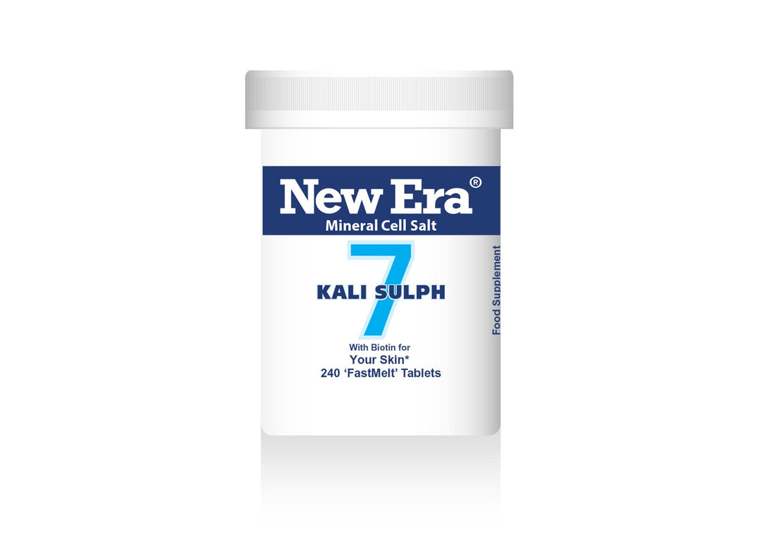 New Era No. 7. Kali. Sulph. (Potassium Sulphate) 240 Tablets