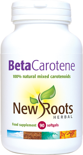 New Roots Herbal Beta-Carotene 90 Softgels