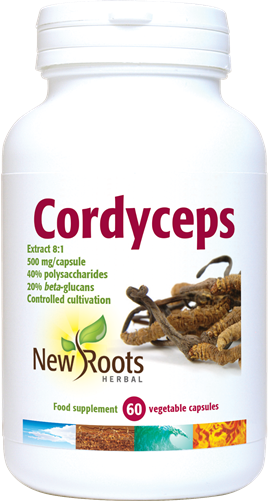 New Roots Herbal Cordyceps 60 Capsules
