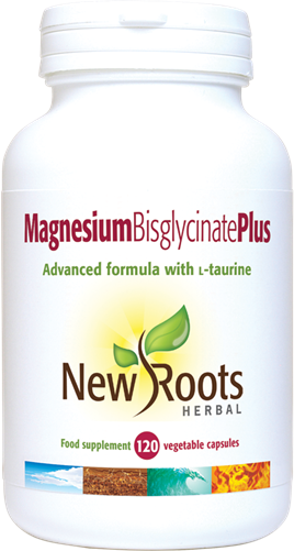 New Roots Herbal Magnesium Bisglycinate Plus 120 Capsules