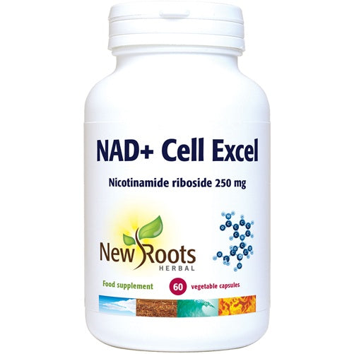 New Roots Herbal NAD+ Cell Excel 60 Capsules
