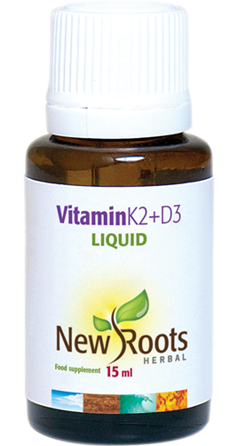 New Roots Herbal Vitamin K2 + D3 15ml