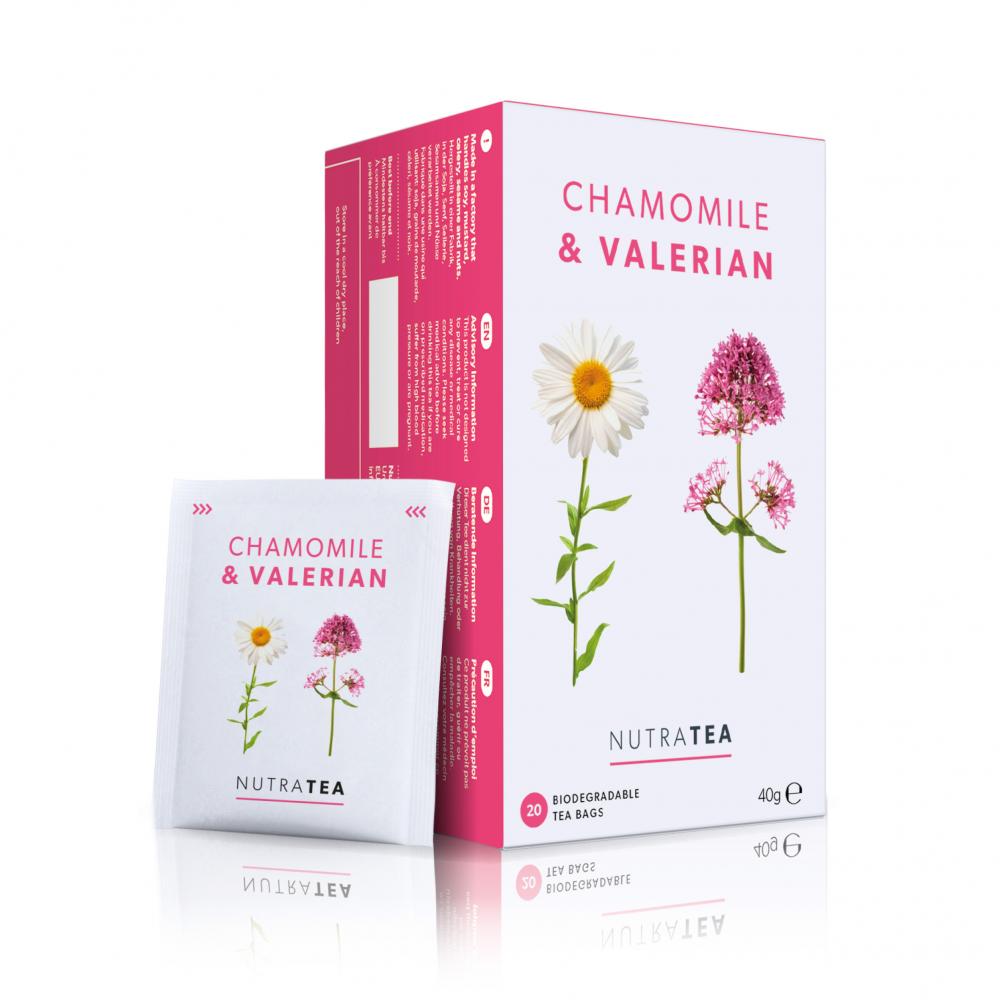 Nutratea Chamomile & Valerian Tea Bags 20 Tea Bags