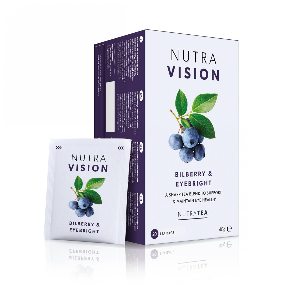 Nutratea Nutra Vision Tea Bags 20 Tea Bags, 40 g
