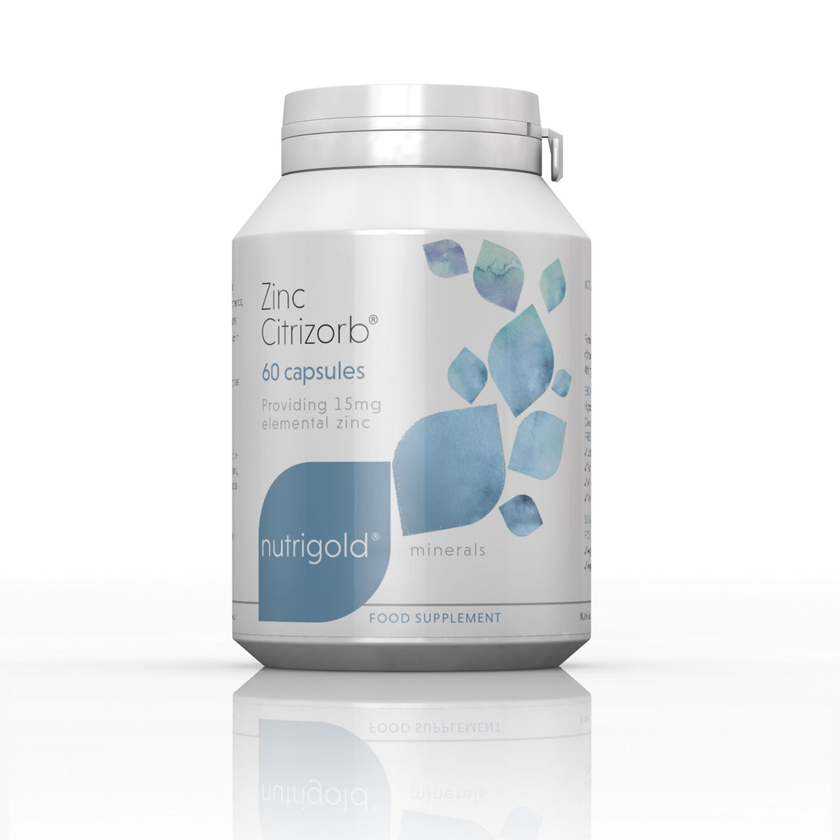 Nutrigold Zinc Citrizorb 15mg 60 Capsules
