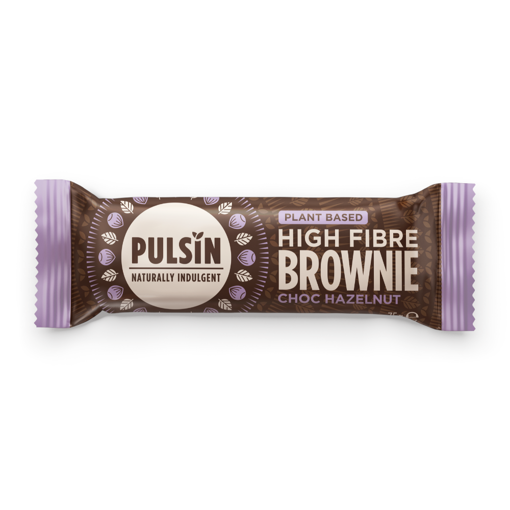 Pulsin Plant Based High Fibre Brownie Choc Hazelnut