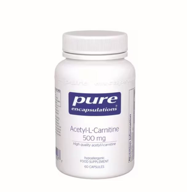 Pure Encapsulations Acetyl-L-Carnitine 500mg 60 Capsules