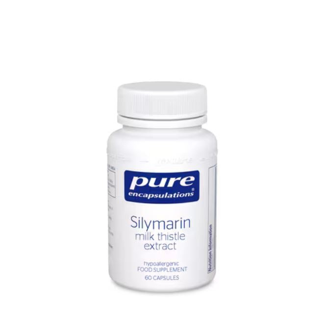 Pure Encapsulations Silymarin Milk Thistle Extract 60 Capsules