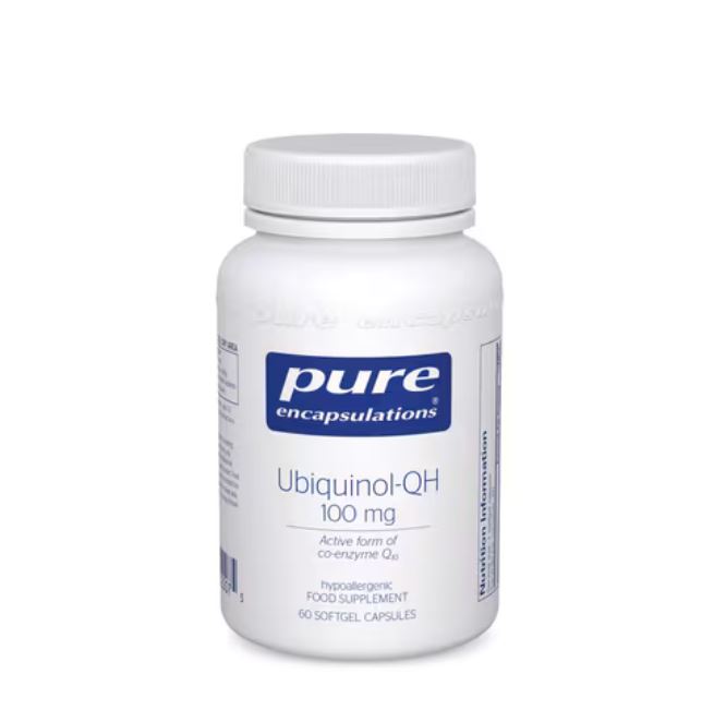 Pure Encapsulations Ubiquinol-QH 100mg 60 Softgels