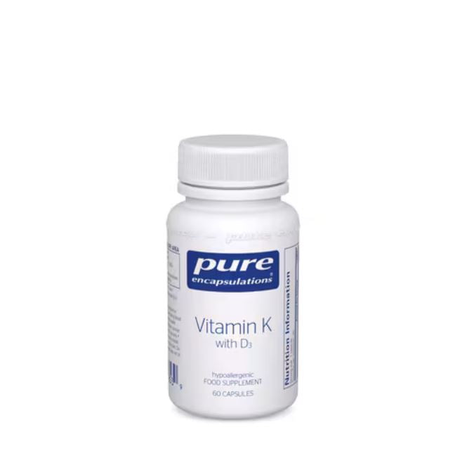 Pure Encapsulations Vitamin K with D3 60 Capsules