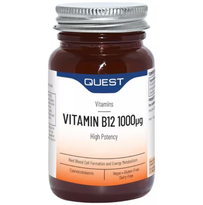 Quest Vitamins Vitamin B12 1000ug 90 Tablets