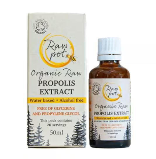 Raw Pot Organic Raw Propolis Extract 50ml
