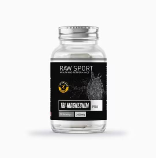 Raw Sport Tri-Magnesium Pro 2000mg 30 Servings - 90 Capsules