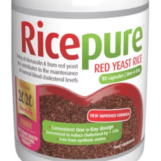 Ricepure Red Yeast Rice Capsules One-a-Day