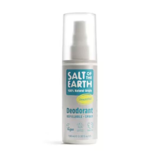 Salt of the Earth Unscented Deodorant Refillable Spray 100ml
