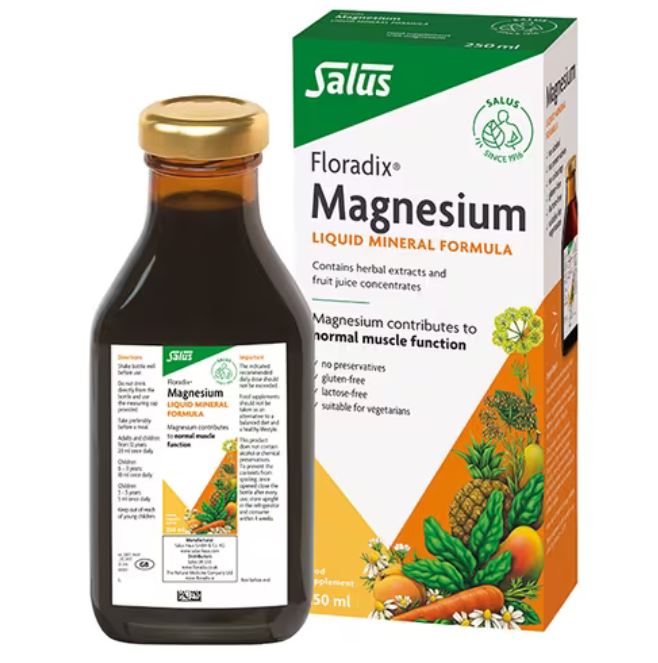 Salus Floradix Magnesium Liquid Mineral Formula 250ml
