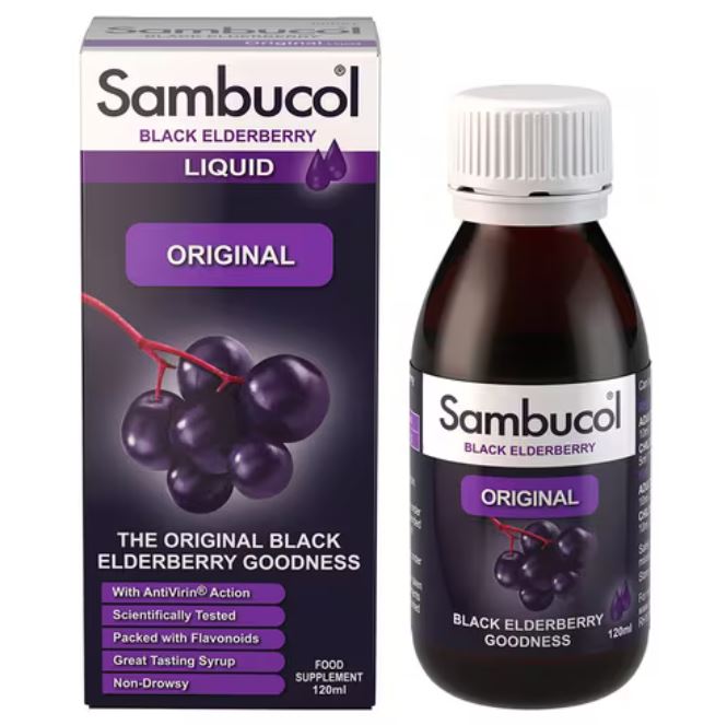 Sambucol Original Liquid Black Elderberry Goodness 120ml