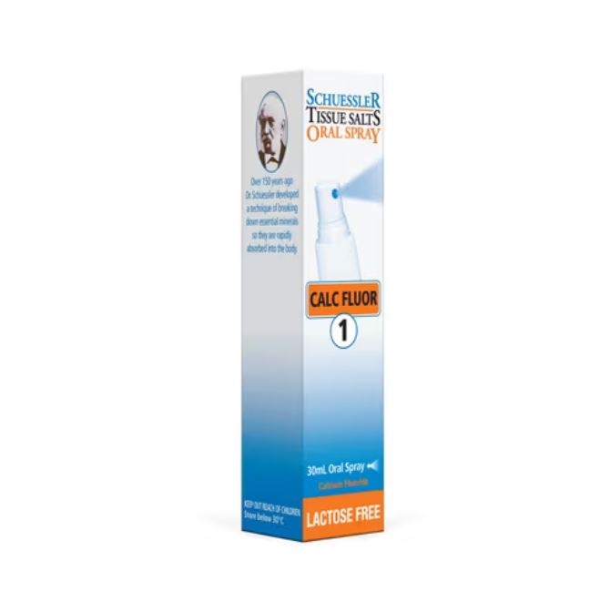 Schuessler 1 Calc Fluor Oral Spray LACTOSE FREE 30ml