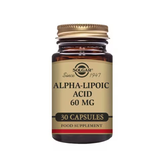 Solgar Alpha-Lipoic Acid 60mg 30 Capsules