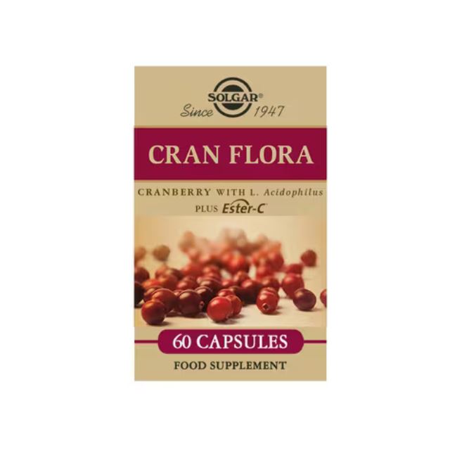 Solgar Cran Flora Plus Ester-C 60 Capsules