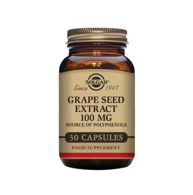 Solgar Grape Seed Extract 100mg 30 Capsules