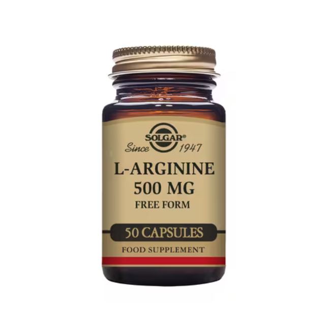 Solgar L-Arginine 500mg 50 Capsules