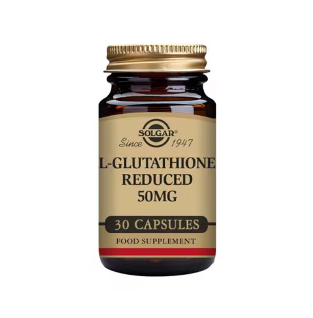 Solgar L-Glutathione Reduced 50mg 30 Capsules