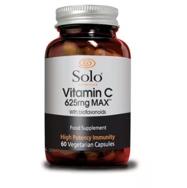 Solo Nutrition Vitamin C 625mg Max 60 Capsules