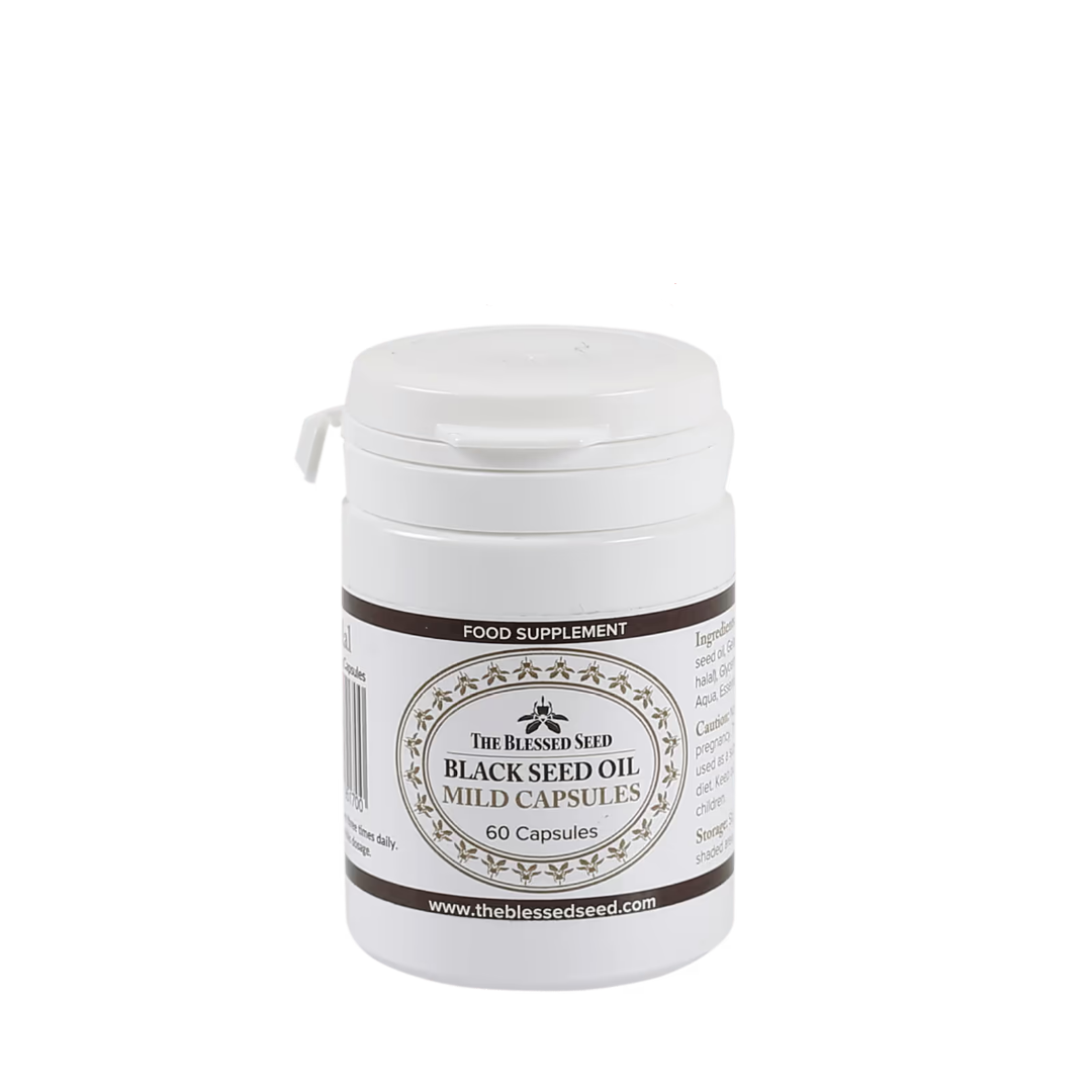 The Blessed Seed MILD Black Seed Oil Capsules 60