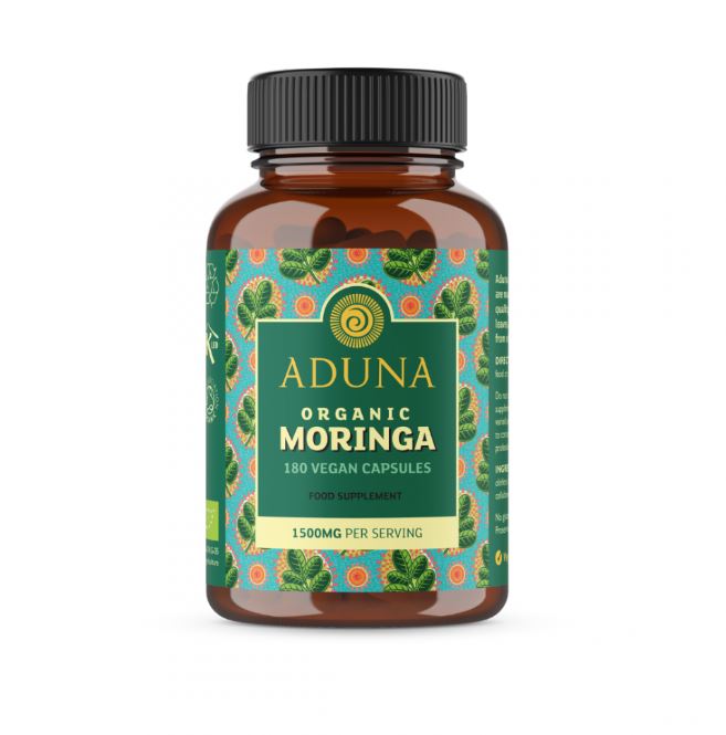 Aduna Organic Moringa Capsules 180