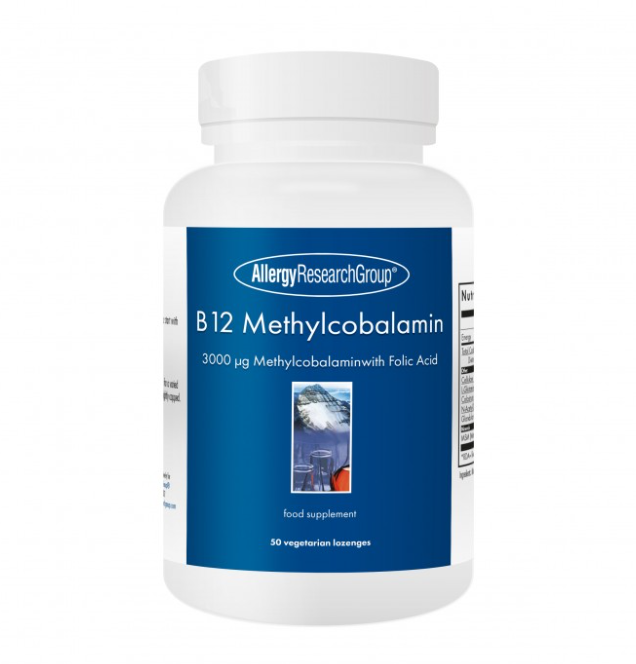Allergy Research B12 Methylcobalamin – 50 Lozenges