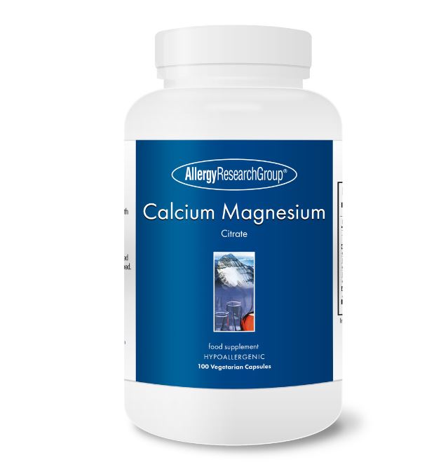 Allergy Research Calcium Magnesium Citrate – 100 Capsules