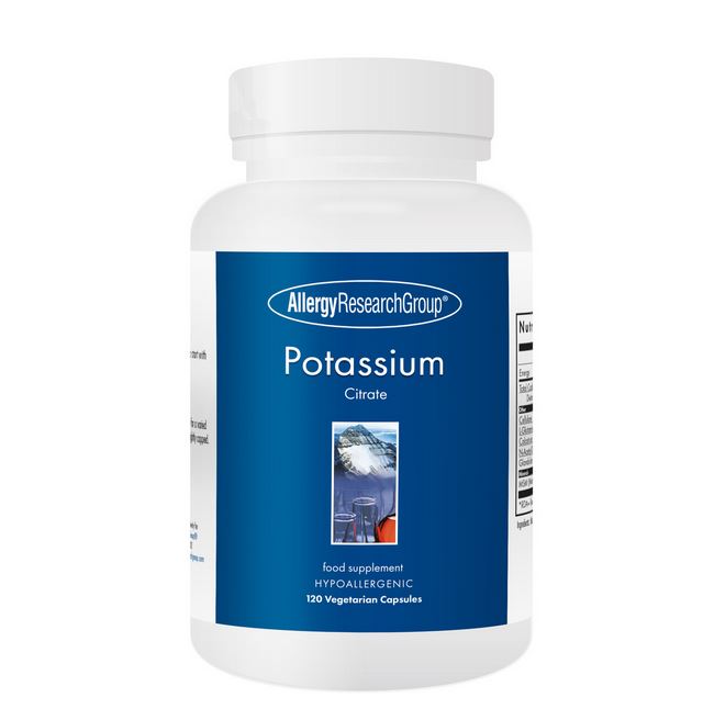 Allergy Research Potassium Citrate – 120 Capsules