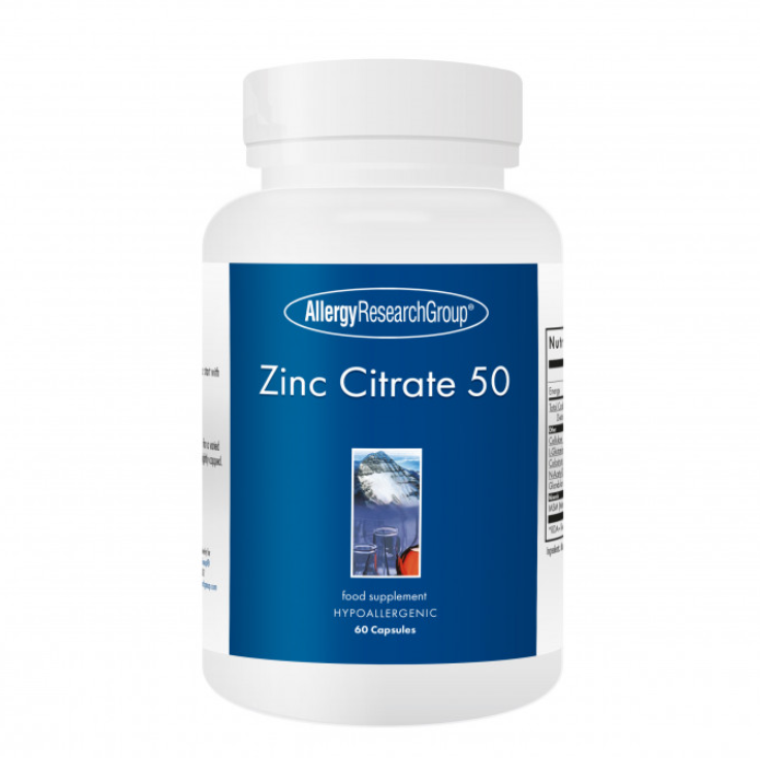 Allergy Research Zinc Citrate – 60 Capsules