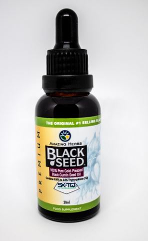 Amazing Herbs Premium Black Seed 100% Pure Cold-Pressed Black Cumin Seed Oil