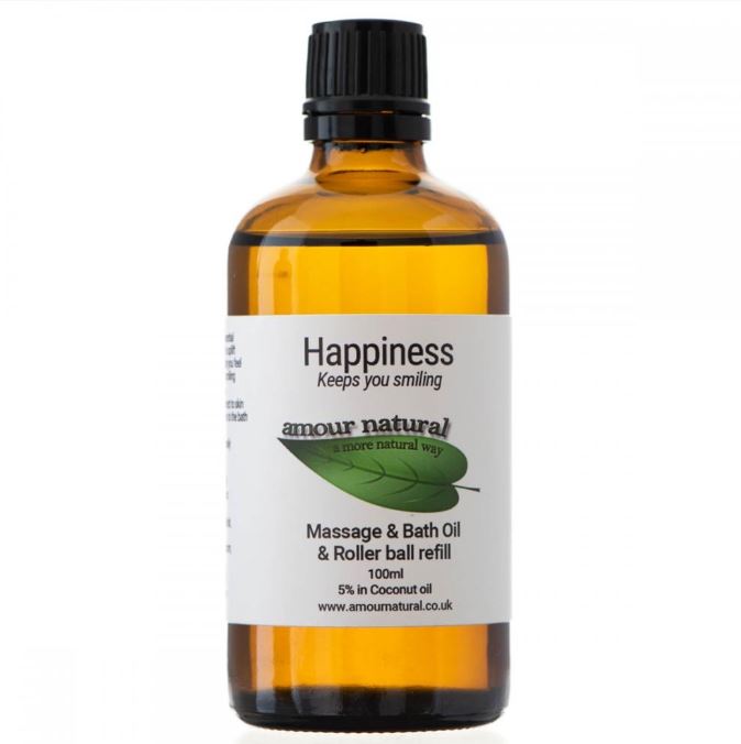 Amour Natural Happiness Massage & Bath Oil 100ml