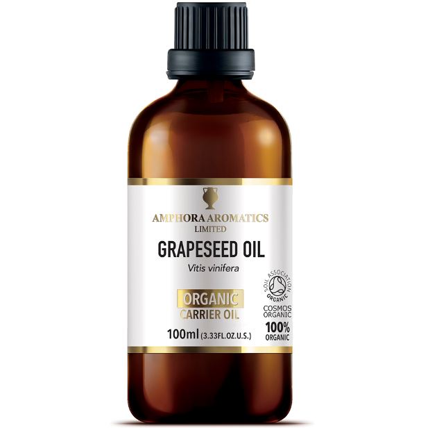 Amphora Aromatics Grapeseed Oil Organic Carrier Oil 100ml
