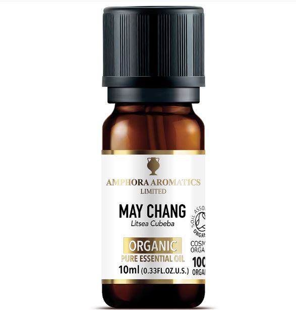 Amphora Aromatics May Chang Organic Pure Essential Oil 10ml