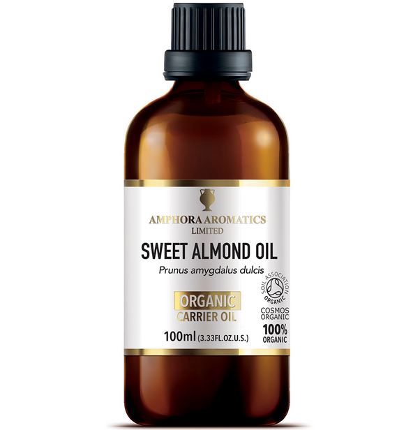 Amphora Aromatics Sweet Almond Oil Organic Carrier Oil 100ml