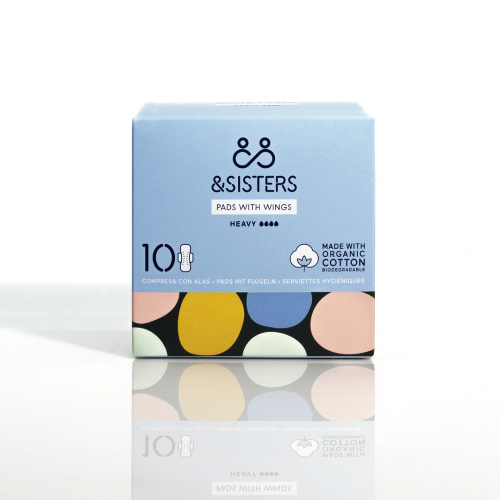 &Sisters Pads With Wings Heavy 10&