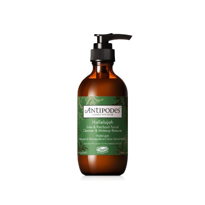 Antipodes Hallelujah Lime & Patchouli Facial Cleanser & Makeup Remover 200ml