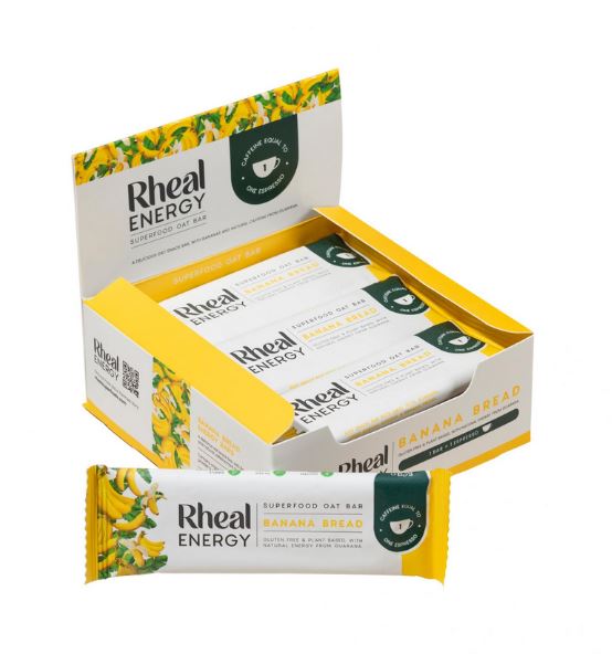 Rheal Superfoods Energy Superfood Oat Bar Banana Bread